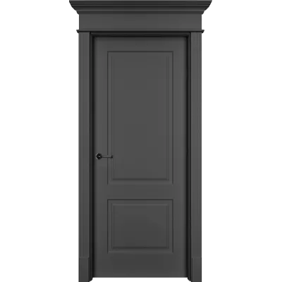 Дверь Офрам НАФТА-2 глухая, эмаль черная