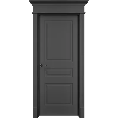 Дверь Офрам НАФТА-3 глухая, эмаль черная