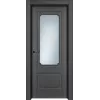 Дверь Офрам РИАН-2 со стеклом, эмаль черная