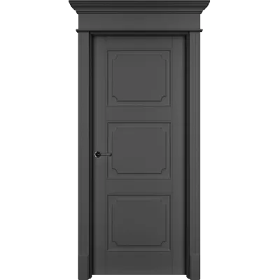 Дверь Офрам РИАН-33 глухая, эмаль черная