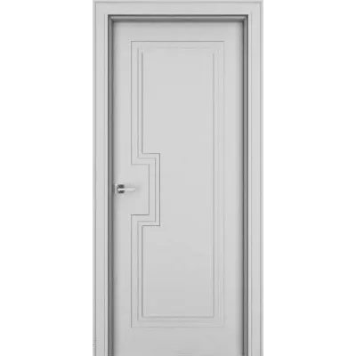 Дверь Офрам ПАСПАРТУ-П глухая, эмаль белая