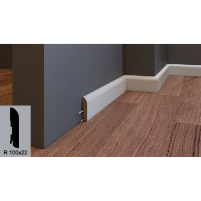 Плинтус R 100х22 покраска по RAL