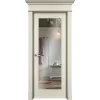 Дверь Офрам НАФТА-Z с зеркалом, эмаль кремовая RAL 9001