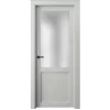 Дверь Офрам ПАРНАС-2 со стеклом, эмаль белая