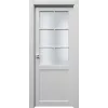 Дверь Офрам ПАРНАС-2 со стеклом, эмаль белая