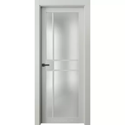 Дверь Офрам РОНДА-2 ст.Р5 со стеклом, эмаль белая