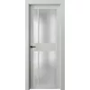 Дверь Офрам РОНДА-2 ст.Р4 со стеклом, эмаль белая