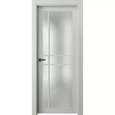 Дверь Офрам РОНДА-2 ст.Р6 со стеклом, эмаль белая