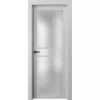 Дверь Офрам РОНДА-2 ст.Р3 со стеклом, эмаль белая