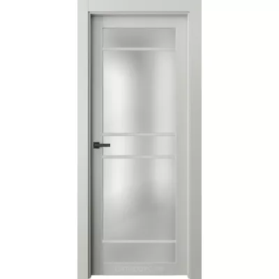 Дверь Офрам РОНДА-3 ст.Р5 со стеклом, эмаль белая