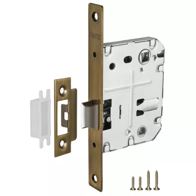 Защелка Punto (Пунто) врезная METL72-50 ( L72-50) ABG зеленая бронза