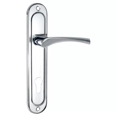 Ручка Punto (Пунто) на планке HANDLE90.CRONA.18-85 (P90 8518 CRONA) СP хром