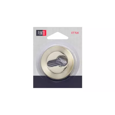 Накладка Punto (Пунто) под цилиндр LM/A ET.R.TLK52 SG/GP-4 матовое золото/золото