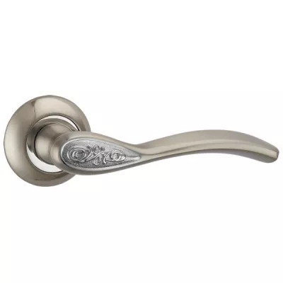 Ручка Punto (Пунто) раздельная RUMBA TL SN/CP-3 матовый никель/хром