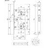 Механизмы AGB B06101.50.34 Polaris защелка Cab магнитная Матовый хром