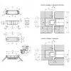 B02402.05.93 AGB (АГБ) (=B01402) Ответ. магнитная планка Minimal (черный) для Mediana Polaris