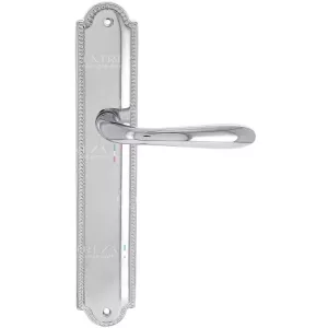 Дверная ручка ALDO (Альдо) 331 на планке PL03 полированный хром F04 сантехническая завертка WC