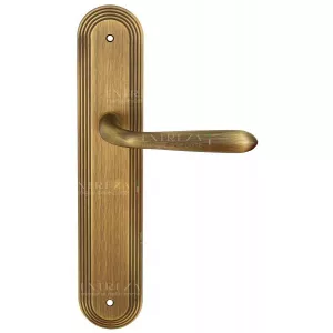 Дверная ручка ALDO (Альдо) 331 на планке PL05 матовая бронза F03 под цилиндровый механизм CYL