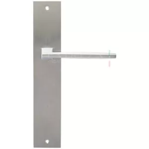 Дверная ручка Hi-Tech WING (Винг) 111 на планке PL11 матовый хром F05 под цилиндровый механизм CYL