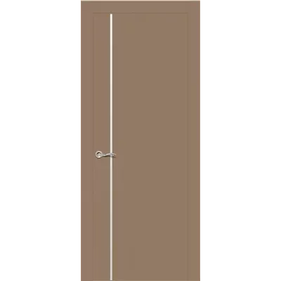 дверь СИТИДОРС мод. Лучия-1 со стеклом Шпон Ясеня + Эмаль NCS S 3005-Y50R