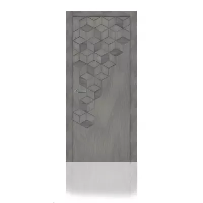 дверь СИТИДОРС мод. Linea-1 глухая Шпон Дуб антик