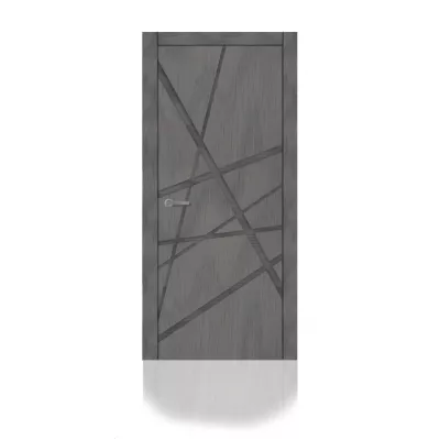 дверь СИТИДОРС мод. Linea-3 глухая Шпон Дуб антик