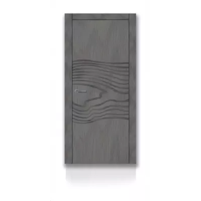 дверь СИТИДОРС мод. Linea-4 глухая Шпон Дуб антик