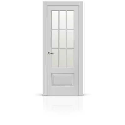 дверь СИТИДОРС мод. Олимп со стеклом Эмаль RAL 7047