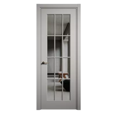 дверь СИТИДОРС мод. Олимп-2 со стеклом Эмаль RAL 7036