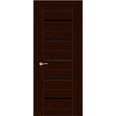 дверь СИТИДОРС мод. Турин-5 со стеклом Шпон Ясень шоколад