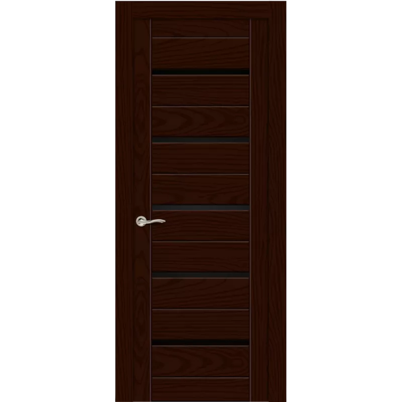 дверь СИТИДОРС мод. Турин-5 со стеклом Шпон Ясень шоколад