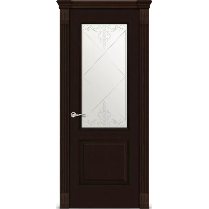 дверь СИТИДОРС мод. Бристоль со стеклом Шпон Венге