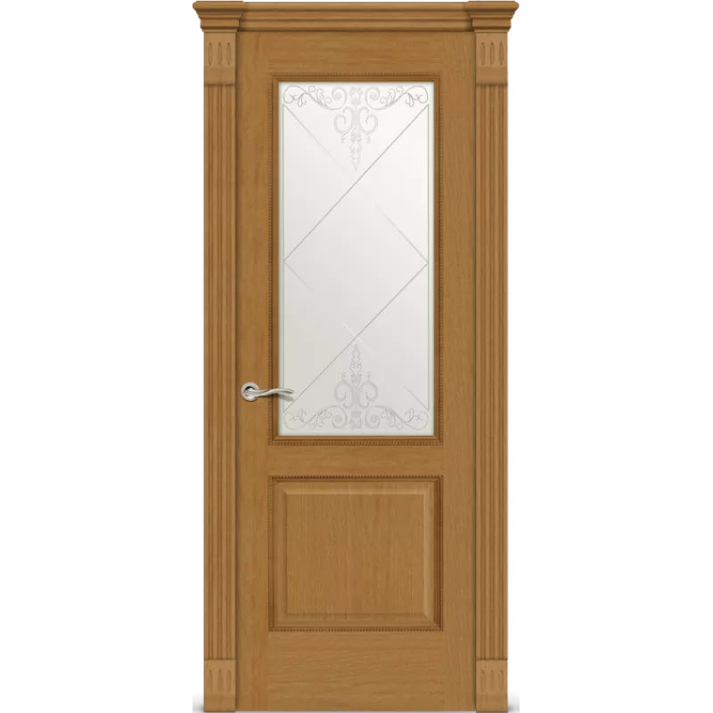 дверь СИТИДОРС мод. Бристоль со стеклом Шпон Светлый анегри