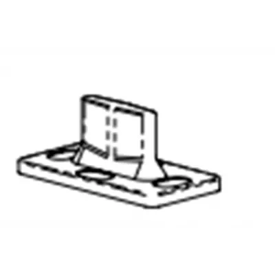 Нижний стопор для неподвижного полотна S.65