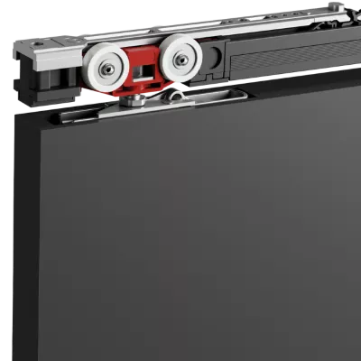 Раздвижная система FLUID ECLETTICA на 1-дверь 50-120 кг +2 встроенных доводчика