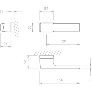 Ручка Tupai Melody 3099-152 белый