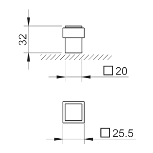Стопор Tupai 2617-142 никель