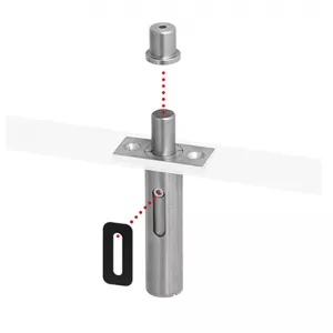 Петля Tupai 3184-16 Satin stainless steel