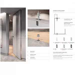 Петля Tupai 3184-16 Satin stainless steel