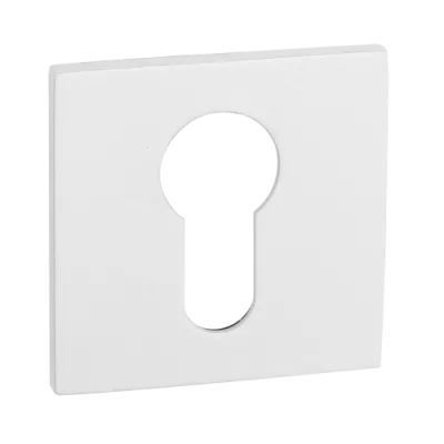 Накладки под евроцилиндр ультра-тонкие VERGE CL-C M.WHITE, Цвет Белый