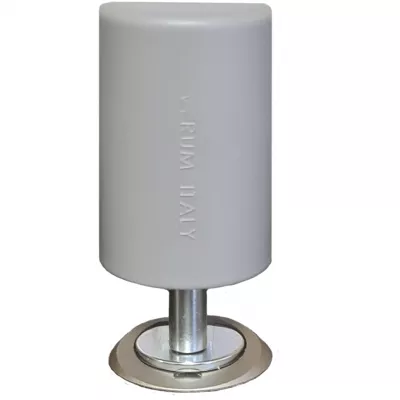 Стопор напольный скрытый магнитный VERUM STOPPINO X серый матовый