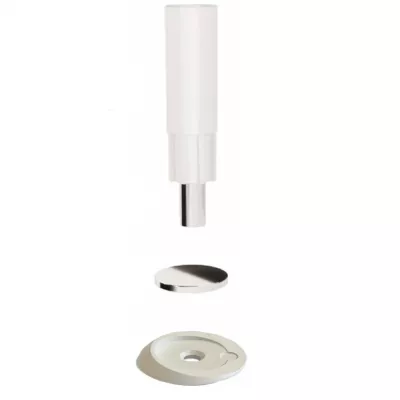 VERUM MOD 2 Дверной ограничитель магнитный скрытый белый