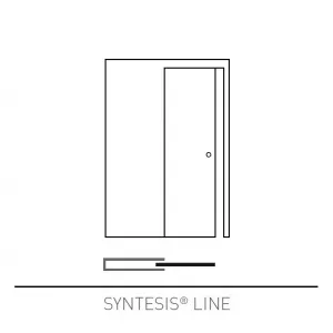 Пенал SYNTESIS 900x2100мм для одностворчатой раздвижной двери, (без обрамления проема)