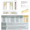 Пенал Eclisse SYNTESIS DOUBLE 900+900x2600мм под отделку ГКЛ для двух раздвижных дверей, (без обрамления проема) - ES2LKX090DB8