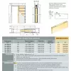 Пенал Eclisse SYNTESIS LINE 700x2700мм SD STUD WALL KIT под отделку ГКЛ для одностворчатой раздвижной двери, (без обрамления проема) - ES2LFMC