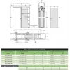 Пенал Eclisse UNICO 600x2600мм для одной раздвижной двери (под обрамление) - EKFM/60