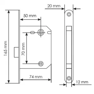 O2070 PG, защелка сантехническая, золото