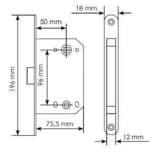 M1895 PG, защелка магнитная сантехническая, золото