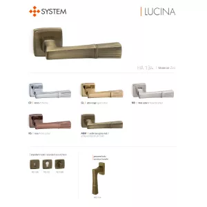 Дверная ручка SYSTEM LUCINA ASQ, хром