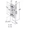 Механизм сантехнический Bonaiti WC 18мм античная латунь B-BITTER WC 18*196